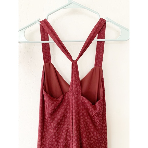 Floriesta Floral Cami Maxi Dress – Women's Long Sleeve Maxi Dress With Pockets & Spaghetti Straps - View #4